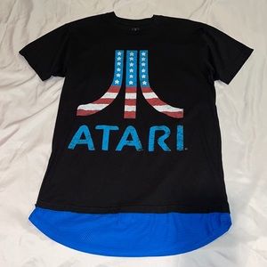 Atari faux layered tee size medium
